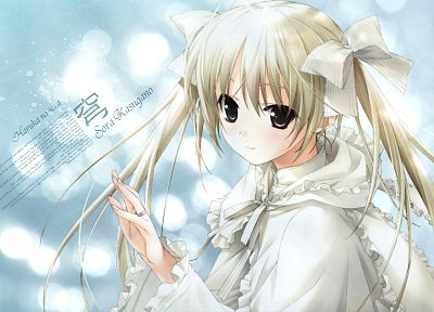 blondes, long hair, Yosuga no Sora, anime, Kasugano Sora - desktop wallpaper