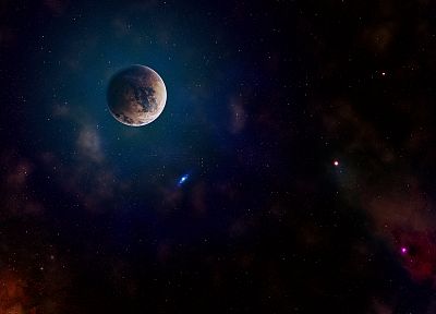 outer space, Earth, photo manipulation - desktop wallpaper