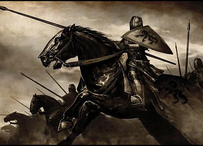 knights, horses, Mount&Blade, artwork, medieval, Swadia - random desktop wallpaper