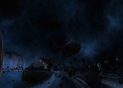 planets, asteroids - random desktop wallpaper