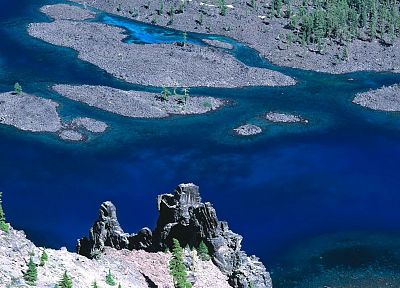 Oregon, National Park, crater lake - random desktop wallpaper