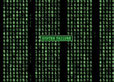 Matrix, system failure - desktop wallpaper