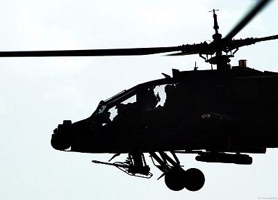 aircraft, apache, military, helicopters, vehicles, AH-64 Apache, white background - desktop wallpaper