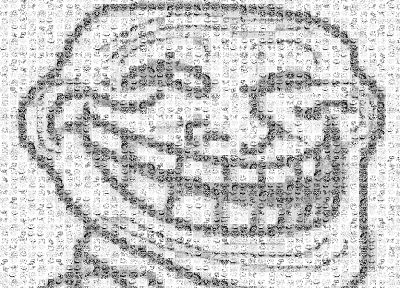 trollface - duplicate desktop wallpaper