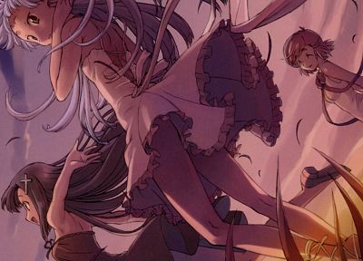 dress, Kannagi: Crazy Shrine Maidens, anime girls - random desktop wallpaper