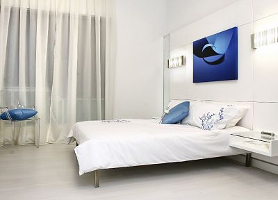 white, beds, interior, furniture, bedroom - random desktop wallpaper