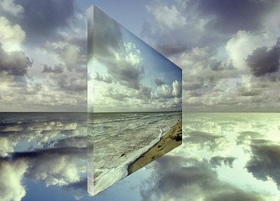 clouds - duplicate desktop wallpaper