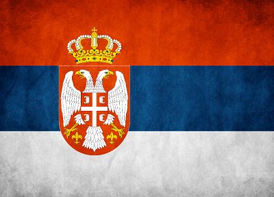 flags, Serbia - desktop wallpaper