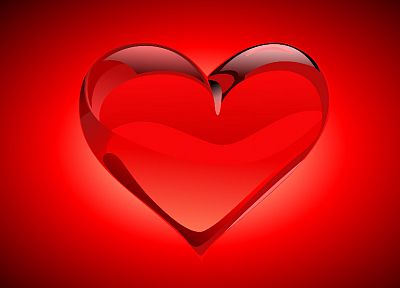 red, design, hearts, simple background - related desktop wallpaper
