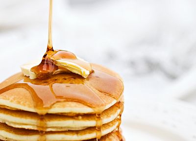 food, sweets (candies), pancakes, breakfast - duplicate desktop wallpaper