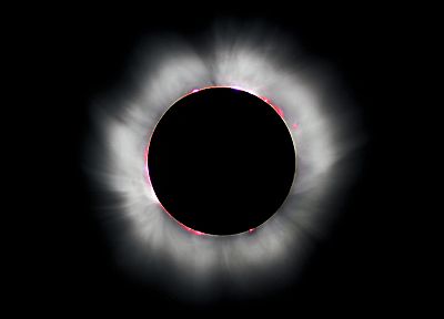 Sun, Moon, eclipse - duplicate desktop wallpaper