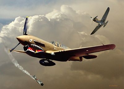 P40 Warhawk - desktop wallpaper