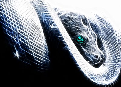 Fractalius, snakes - desktop wallpaper