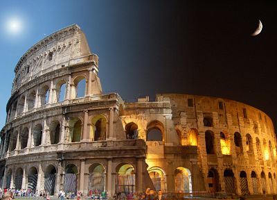 Rome, Italy, Colosseum - duplicate desktop wallpaper