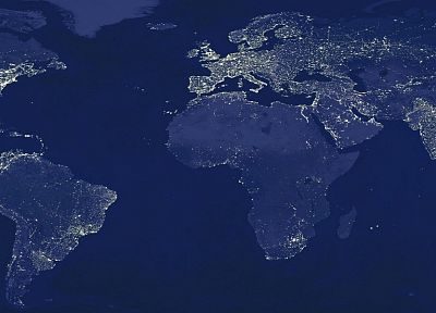 light, night, Earth, globes, maps, world map - random desktop wallpaper