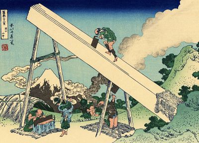 Japan, paintings, Mount Fuji, Katsushika Hokusai, Thirty-six Views of Mount Fuji - random desktop wallpaper