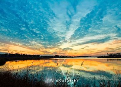landscapes, nature, Windows 7, Microsoft, skyscapes - random desktop wallpaper
