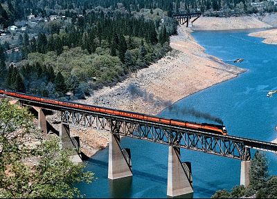 bridges, Big Train - desktop wallpaper