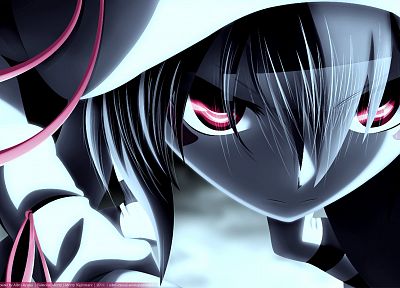 red eyes, Yumekui Merry, Merry Nightmare, anime girls - desktop wallpaper