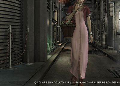 Final Fantasy VII, Aerith Gainsborough, bracelets, baskets - desktop wallpaper