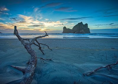 sunset, landscapes, nature, New Zealand - desktop wallpaper