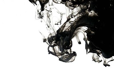 abstract, black, smoke, monochrome - random desktop wallpaper