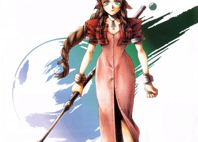 Final Fantasy VII, Aerith Gainsborough - desktop wallpaper