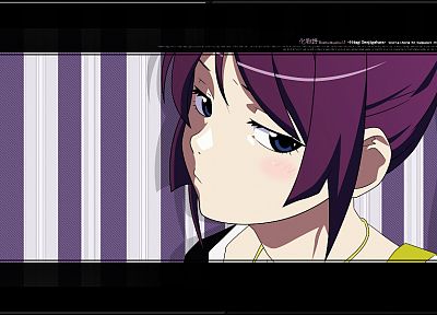 Bakemonogatari, Senjougahara Hitagi, anime girls, Monogatari series - random desktop wallpaper
