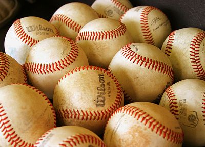 balls, baseball, Wilson - random desktop wallpaper
