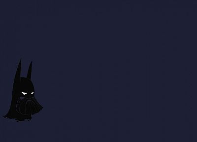 Batman, minimalistic, funny, beard, blue background - related desktop wallpaper
