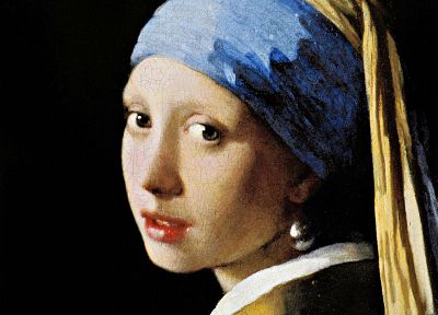 paintings, artwork, Johannes Vermeer, The Girl with a Pearl Earring - random desktop wallpaper