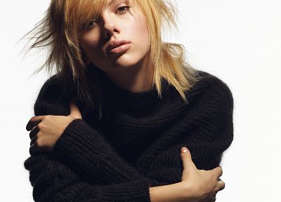blondes, Scarlett Johansson, actress - duplicate desktop wallpaper