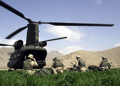 soldiers, military, CH-47 Chinook - random desktop wallpaper
