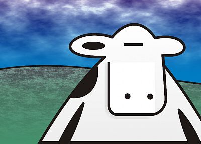 cows, far side - random desktop wallpaper