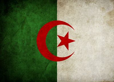 flags, Algeria - desktop wallpaper