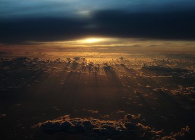 clouds, Sun - random desktop wallpaper