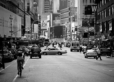 streets, traffic, New York City, hardscapes, Broadway - related desktop wallpaper