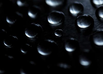 water drops, macro - random desktop wallpaper