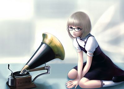 glasses, meganekko, anime girls - related desktop wallpaper