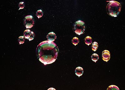 bubbles, iridescence - duplicate desktop wallpaper