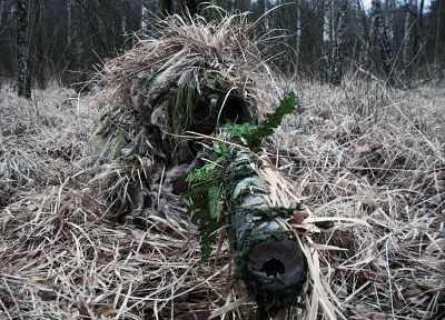 forests, snipers, camouflage, ghillie suit - random desktop wallpaper