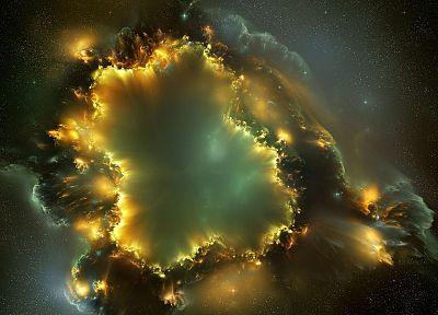 outer space, nebulae, goatse - desktop wallpaper