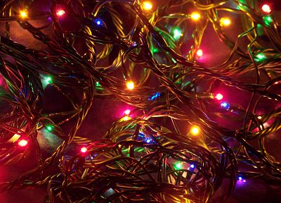 lights, Christmas lights - desktop wallpaper
