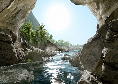 caves, Crysis - random desktop wallpaper