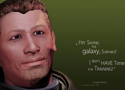 quotes, Mass Effect, Conrad Verner - random desktop wallpaper