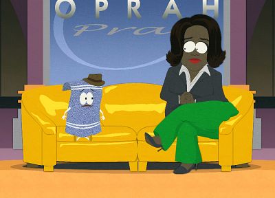 South Park, Oprah Winfrey, Towelie - random desktop wallpaper