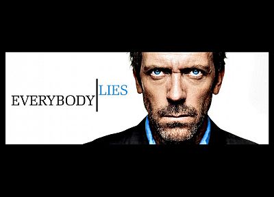 Hugh Laurie, everybody lies, Gregory House, House M.D. - random desktop wallpaper