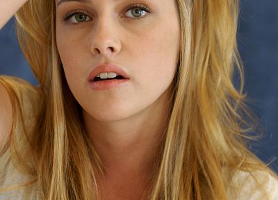 blondes, women, Kristen Stewart, actress, open mouth, faces - related desktop wallpaper