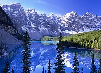 mountains, landscapes, nature, forests, rivers - related desktop wallpaper
