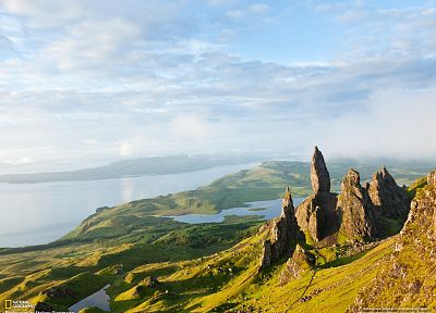water, mountains, landscapes, nature, rocks, National Geographic, Scotland, Isle of Skye - related desktop wallpaper